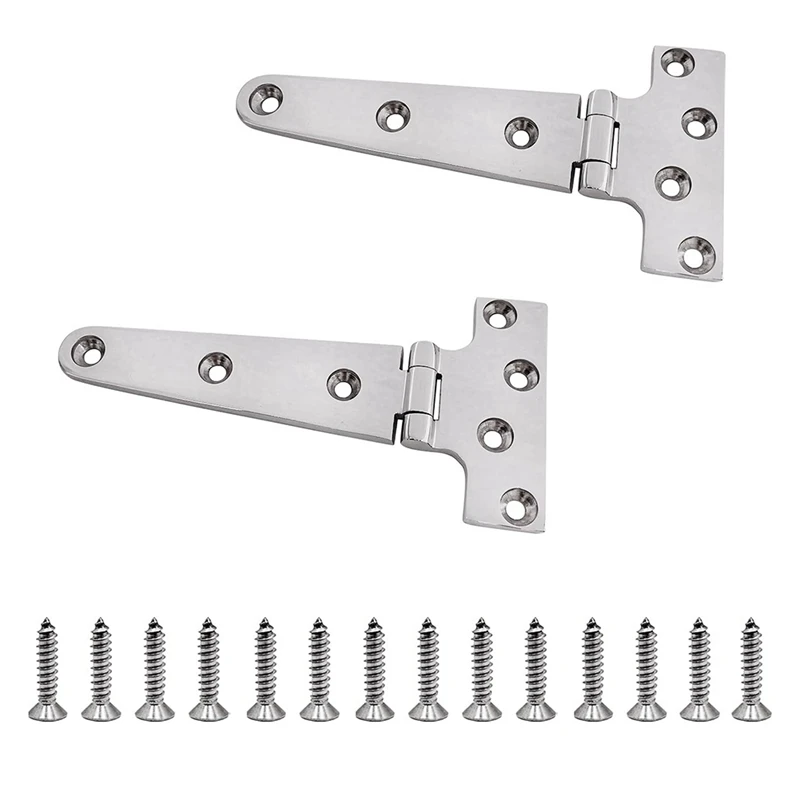 2 Pieces Casting Hinge T-Strap Hinges 6Inch X 3Inch Casting Hinge 316 Stainless Steel For Boat& AUTO
2 Pieces Casting Hinge T-Strap Hinges 6Inch X 3Inch Casting Hinge 316 Stainless Steel For Boat& AUTO
