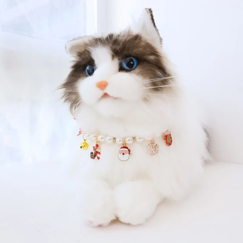 1PC 2023 New Year Christmas Pet Cats Dog Collar Bell Pearl Necklace Christmas Ornament Cartoon Pendant Collar for Puggy Kitten
1PC 2023 New Year Christmas Pet Cats Dog Collar Bell Pearl Necklace Christmas Ornament Cartoon Pendant Collar for Puggy Kitten