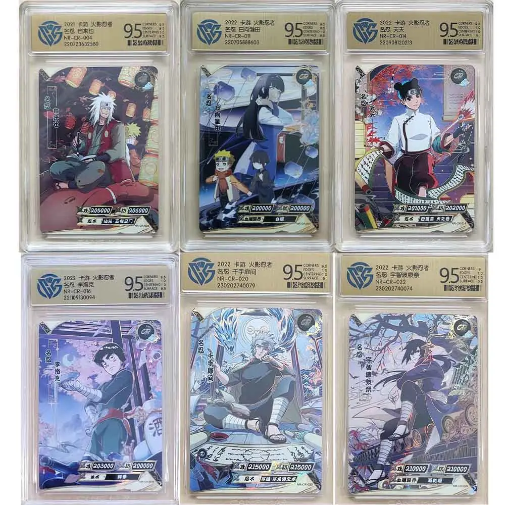 

KAYOU Naruto Card Rare CR Card 9.5 Graded Card Rating Card Tsunade Haruno Sakura Temari Collectible Card Boy Toy Gift