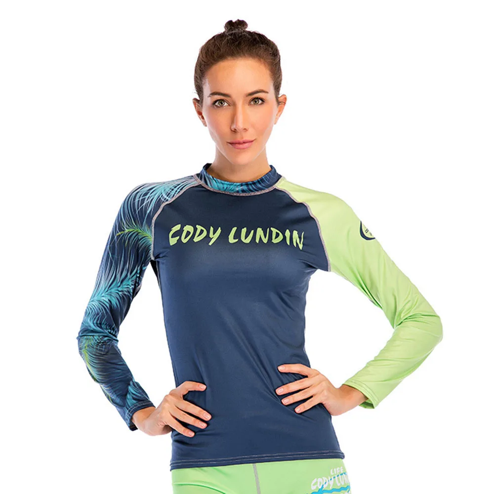 2023 New Diving Suit Women's Beach Long Sleeve Sunscreen Split Swimming Suit Fashion Water Sports Surfing Suit Diving Top
2023 New Diving Suit Women's Beach Long Sleeve Sunscreen Split Swimming Suit Fashion Water Sports Surfing Suit Diving Top