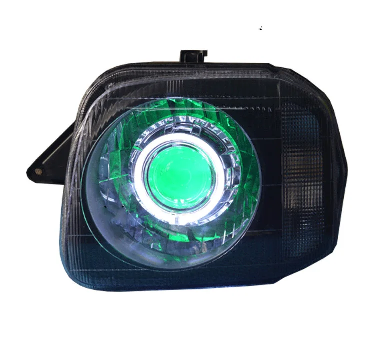 Светодиодные фасветильник для Suzuki Jimny 2007-2017 Cob Angel Eye дневные ходовые огни Drl сигнал