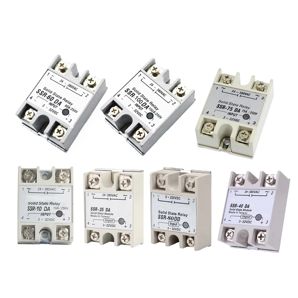 1pcs Voltage Relay Single-phase Solid State Relay Transparent Shell Plastic Cover Shell SSR-10-100DA With DC Control AC
1pcs Voltage Relay Single-phase Solid State Relay Transparent Shell Plastic Cover Shell SSR-10-100DA With DC Control AC