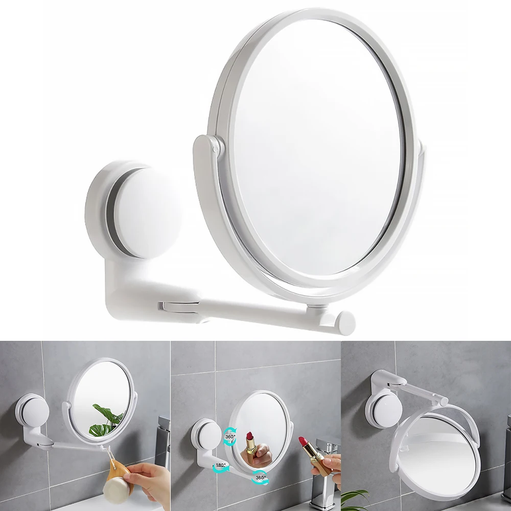 Folding Makeup Mirror Wall Mount Vanity Mirror Without Drill Swivel Bathroom Mirror Folding Double Sided Cosmetic Makeup Mirrors
Folding Makeup Mirror Wall Mount Vanity Mirror Without Drill Swivel Bathroom Mirror Folding Double Sided Cosmetic Makeup Mirrors