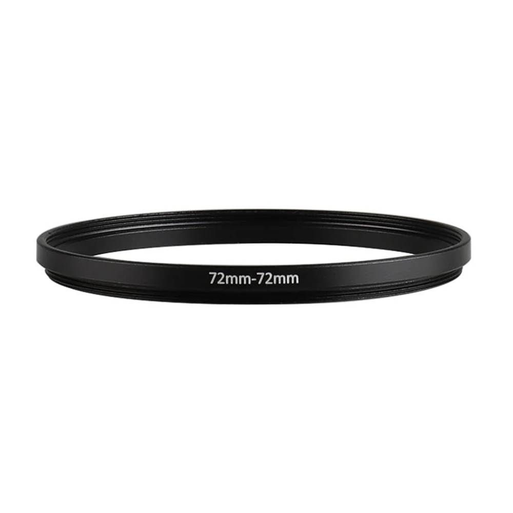 

Aluminum Black Step Up Filter Ring 72mm-72mm 72-72mm 72 to 72 Filter Adapter Lens Adapter for Canon Nikon Sony DSLR Camera Lens