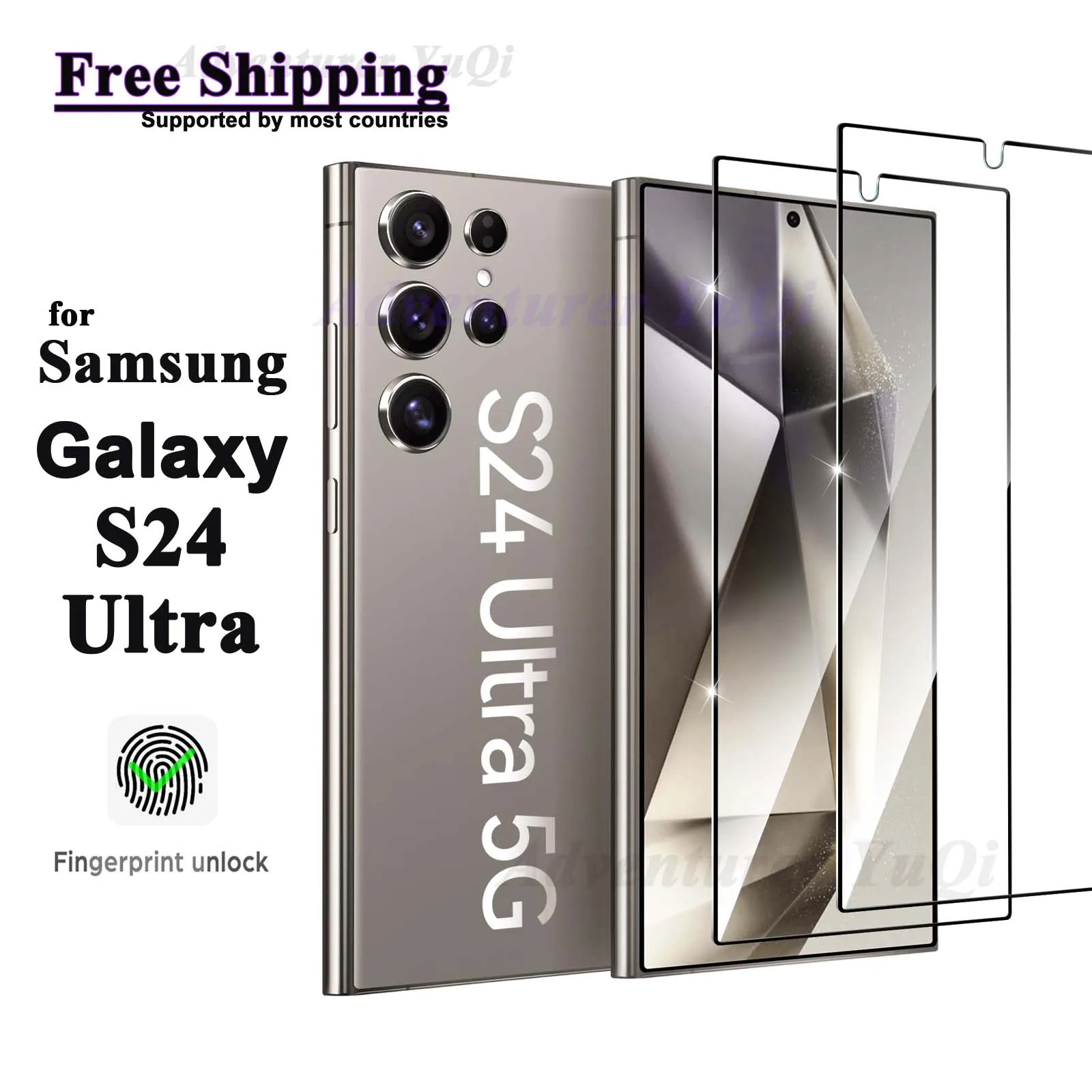 Screen Protector For Galaxy S24 Ultra Samsung Stronger 2 Tempered Glass HD 9H High Aluminum Crystal Fingerprint Unlock Free Ship
Screen Protector For Galaxy S24 Ultra Samsung Stronger 2 Tempered Glass HD 9H High Aluminum Crystal Fingerprint Unlock Free Ship