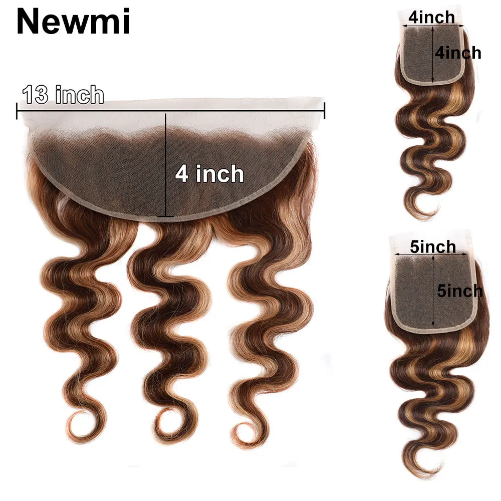 Highlight Body Wave 13x4 Lace Frontal Closure #427 Color Ombre Brown Blonde Human Hair Frontal 4x4 5x5 Highlight Lace Closure
Highlight Body Wave 13x4 Lace Frontal Closure #427 Color Ombre Brown Blonde Human Hair Frontal 4x4 5x5 Highlight Lace Closure