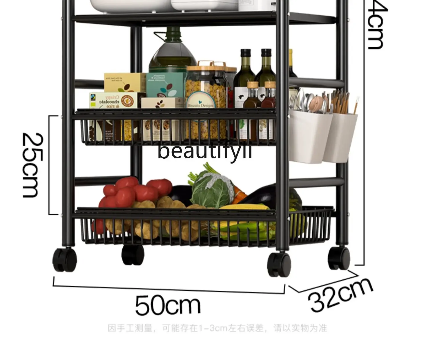 Kitchen Shelf Floor Multi-Layer Microwave Oven Shelf Domestic Storage Rack Pot Rack Vegetable Basket Trolley
Kitchen Shelf Floor Multi-Layer Microwave Oven Shelf Domestic Storage Rack Pot Rack Vegetable Basket Trolley