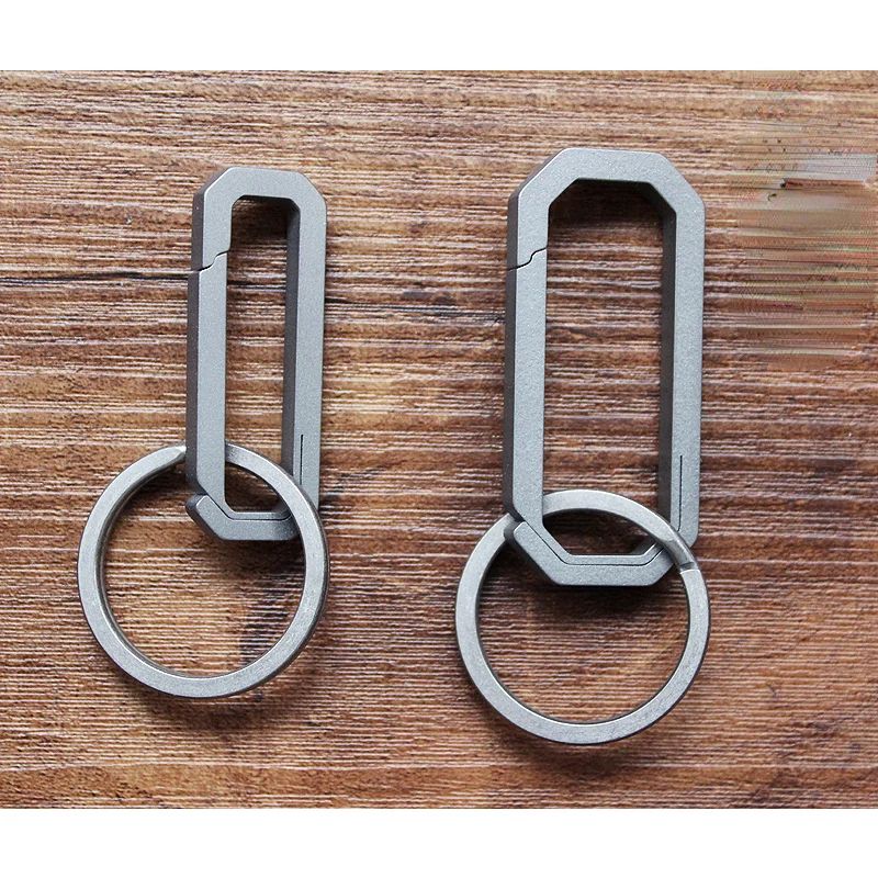 Titanium Alloy Edc Hanger/Climbing Button Carabiner/Keychain/Hanging Buckle/Flashlight Buckle Car Key Ring
Titanium Alloy Edc Hanger/Climbing Button Carabiner/Keychain/Hanging Buckle/Flashlight Buckle Car Key Ring