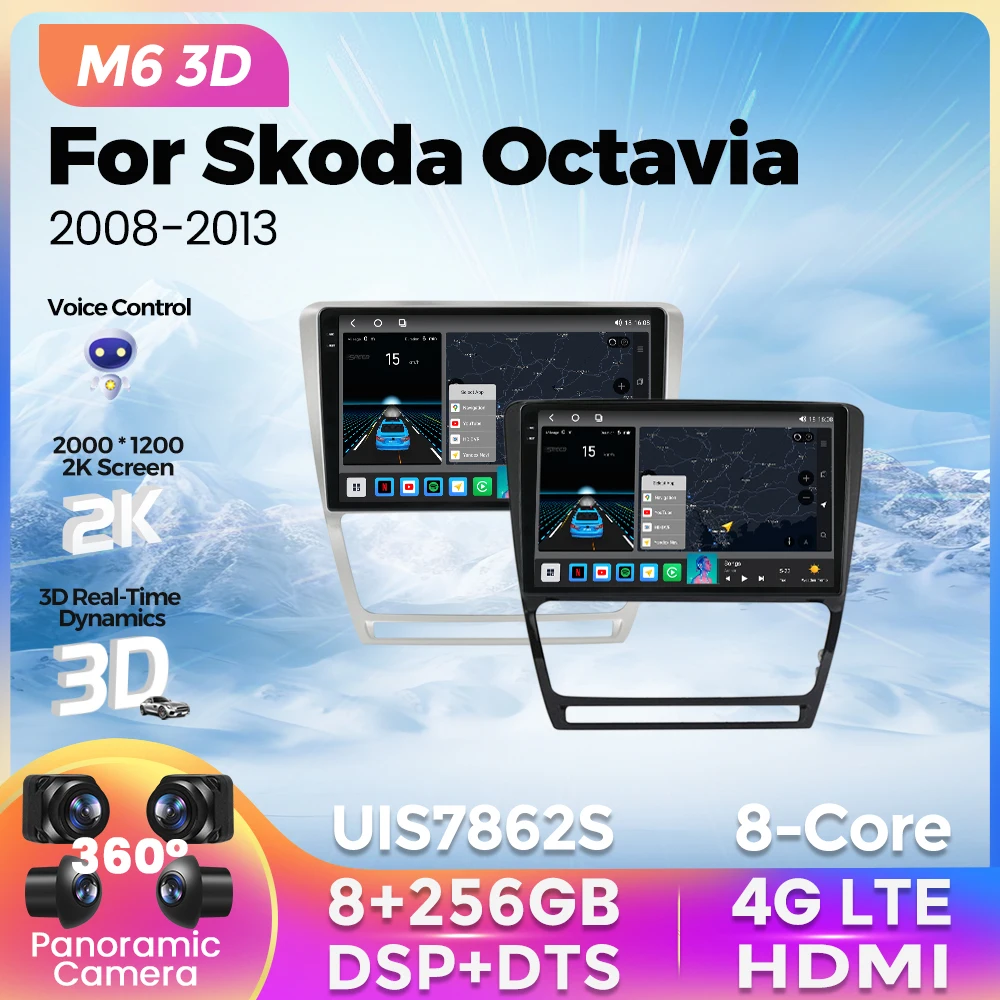 Автомобильный мультимедийный плеер M6 Plus 2K QLED Android 12 для Skoda Octavia 2008 2009-2013 GPS навигация беспроводной Carplay Авто DSP 2Din
Автомобильный мультимедийный плеер M6 Plus 2K QLED Android 12 для Skoda Octavia 2008 2009-2013 GPS навигация беспроводной Carplay Авто DSP 2Din