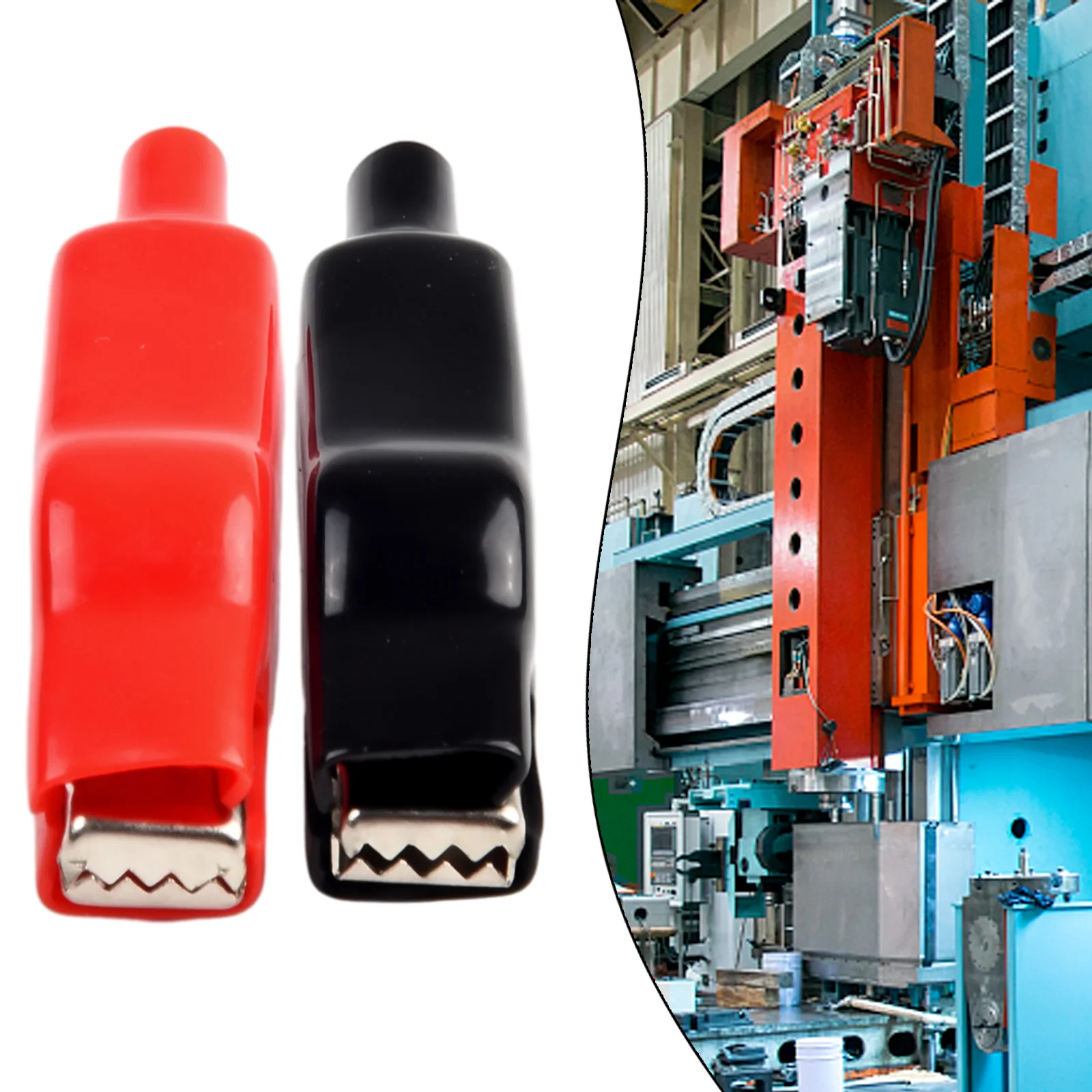 2Pcs Crocodile Type Clip 20A Red And Black Soft Plastic Coated Testing Probe Steel/PVC Material Mini Alligator Test Clips
2Pcs Crocodile Type Clip 20A Red And Black Soft Plastic Coated Testing Probe Steel/PVC Material Mini Alligator Test Clips