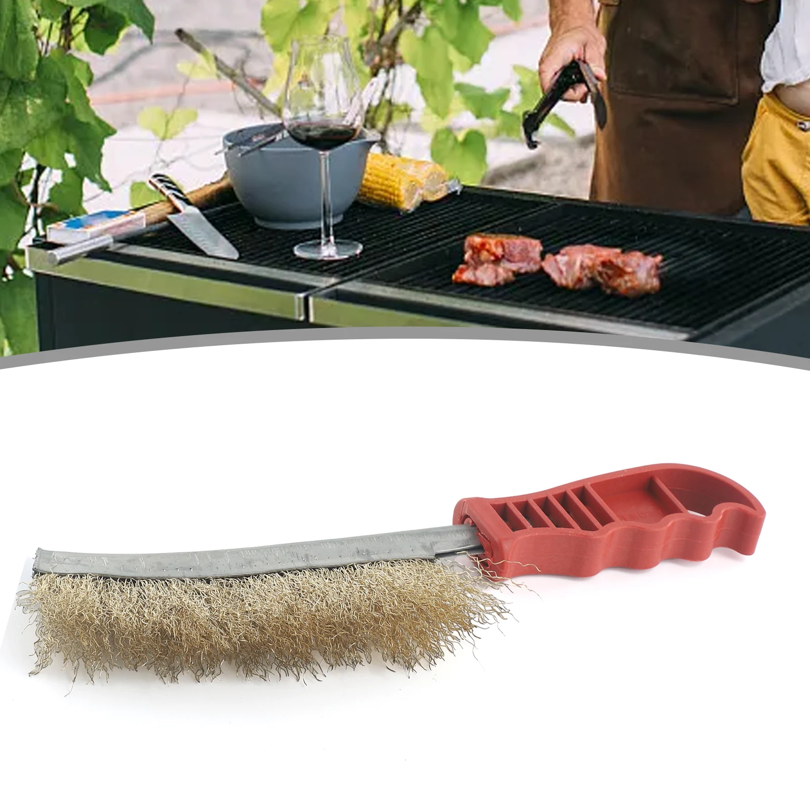 Brand New Wire Brush BBQ Cleaning Brush Plastic Handle Red Replacement Rust Removal Stainless Steel Wire Tools
Brand New Wire Brush BBQ Cleaning Brush Plastic Handle Red Replacement Rust Removal Stainless Steel Wire Tools