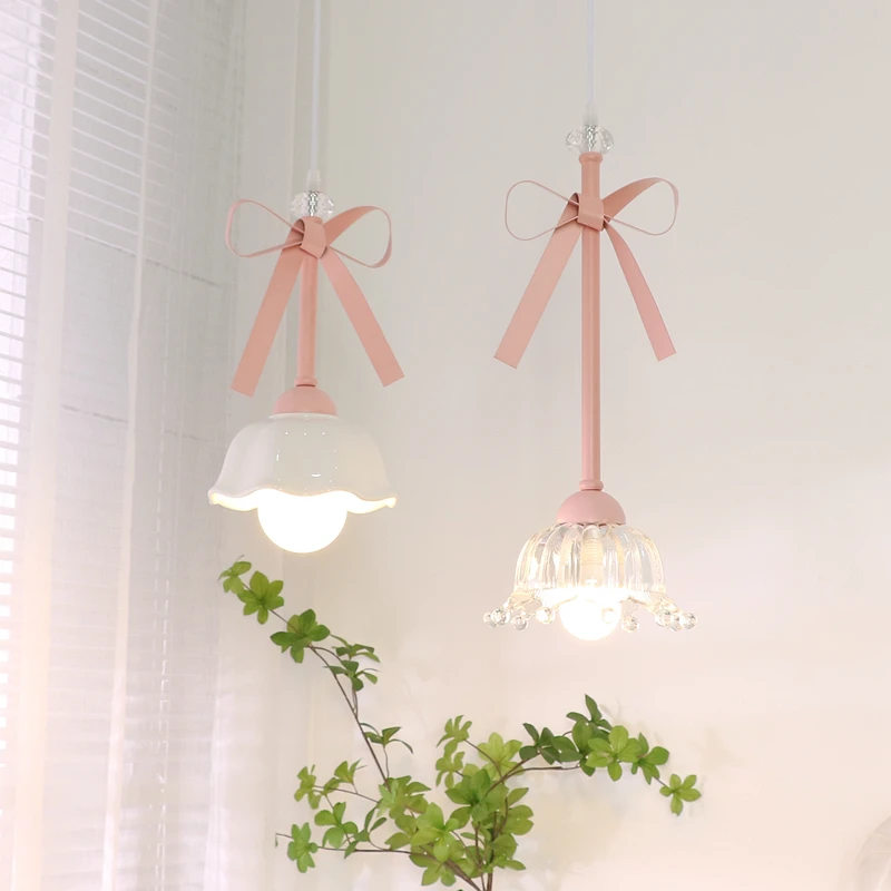 Children Pendant Lamp for Bedroom Bedside Decorations Glass Ceramic Sconces Pink Hanging Light Princess Girl Room Lighting E27
Children Pendant Lamp for Bedroom Bedside Decorations Glass Ceramic Sconces Pink Hanging Light Princess Girl Room Lighting E27