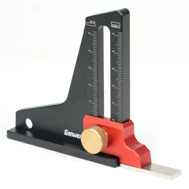Woodworking Height Gauge Double Gauge Scale Aluminum Alloy Measuring Height Depth Ruler Woodworking Measuring Instrument Tools
Woodworking Height Gauge Double Gauge Scale Aluminum Alloy Measuring Height Depth Ruler Woodworking Measuring Instrument Tools