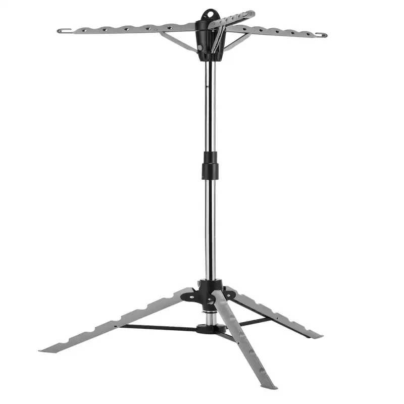 Stainless Steel Tripod Garment and Drying Rack Silver Bathroom organizer and storage Clothes storage organizer Pants hanger Orga
Stainless Steel Tripod Garment and Drying Rack Silver Bathroom organizer and storage Clothes storage organizer Pants hanger Orga