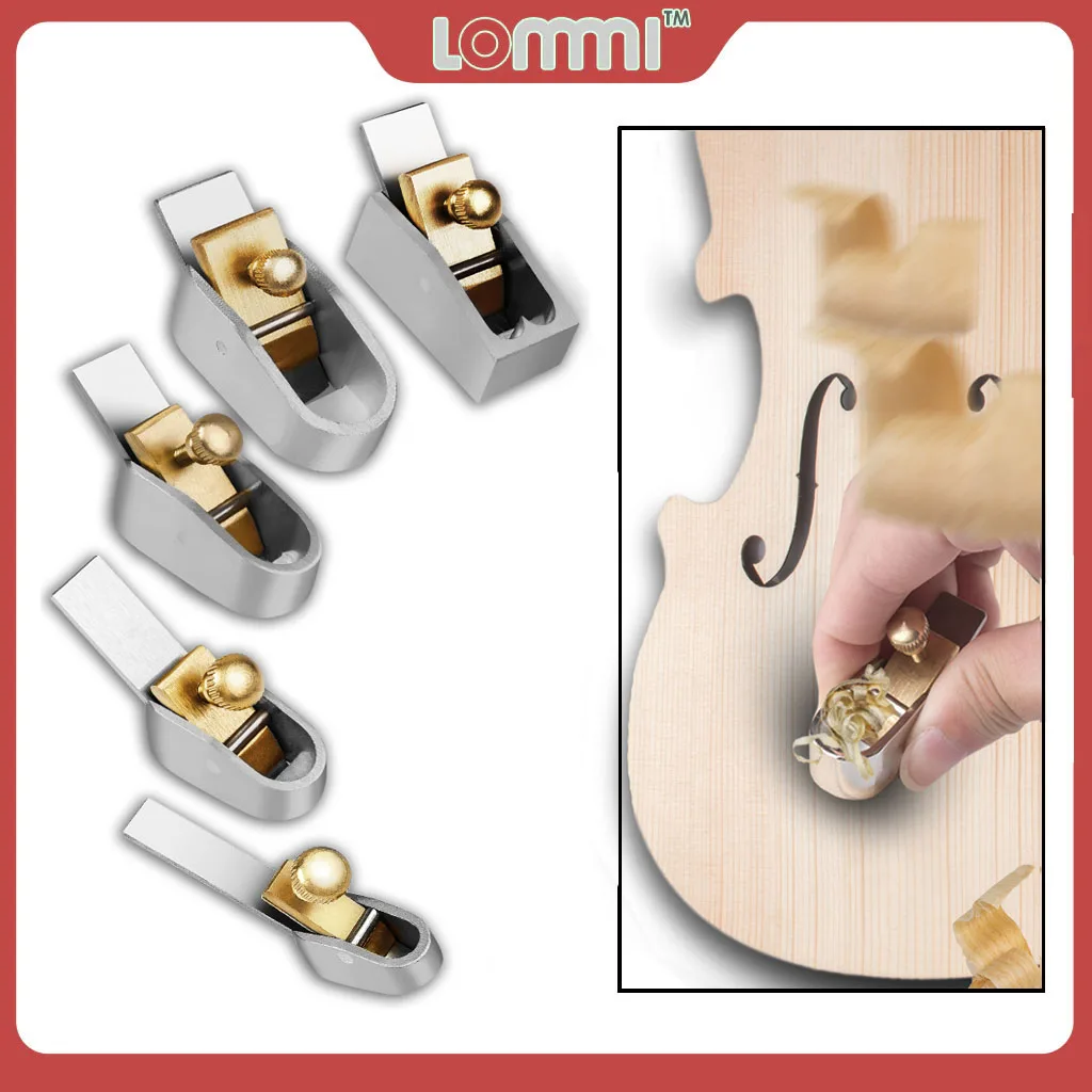 LOMMI 5PCS Woodworking Plane Cutter Set Curved Sole Metal Luthier Tool For Violin Viola Cello Wooden Instrument Luthier Tool SET
LOMMI 5PCS Woodworking Plane Cutter Set Curved Sole Metal Luthier Tool For Violin Viola Cello Wooden Instrument Luthier Tool SET