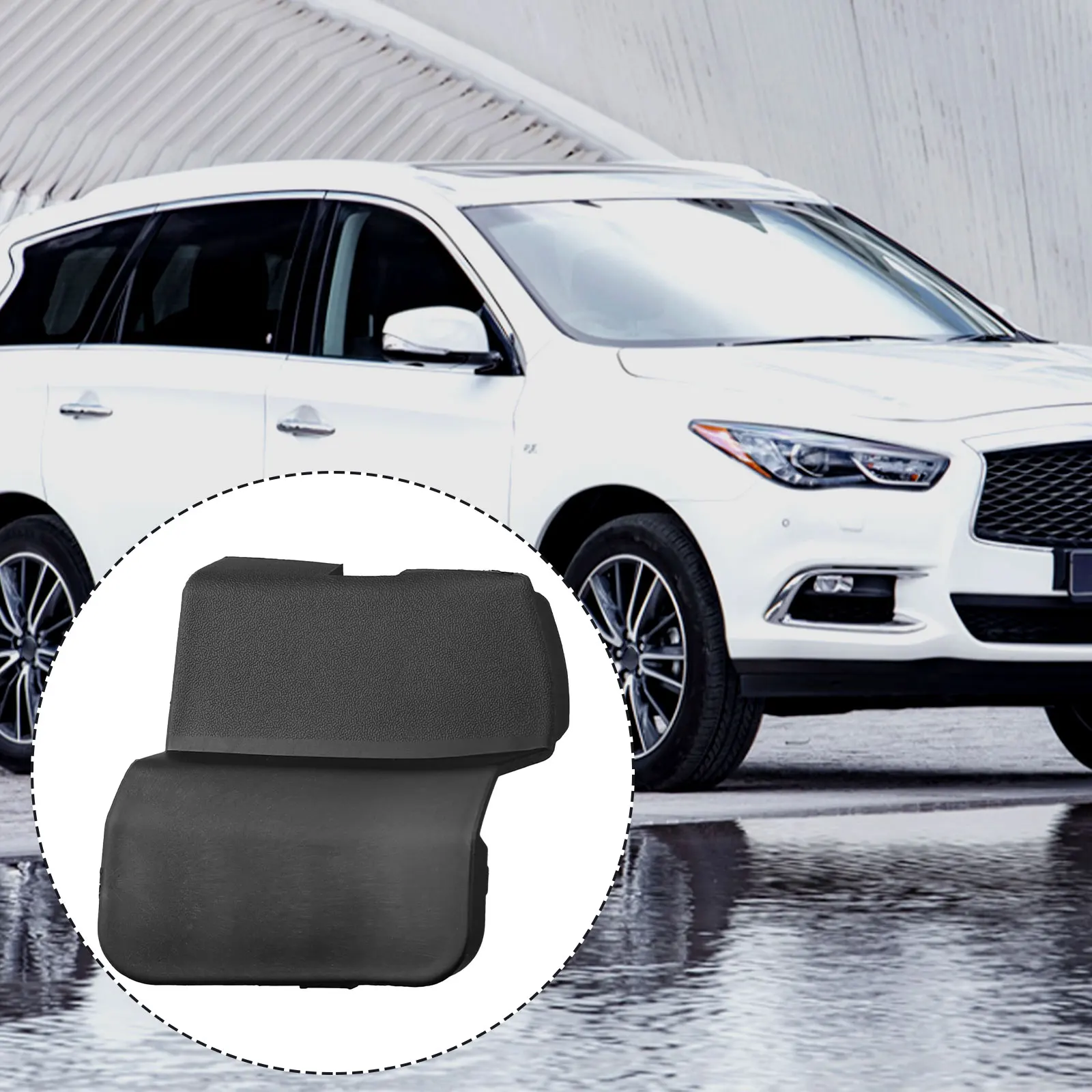 Black Plastic Front Bumper Tow Hook Cap Cover for Infiniti QX60 2016 2018 Easy Plug and Play Installation OEM# 622A0 9NC0A
Black Plastic Front Bumper Tow Hook Cap Cover for Infiniti QX60 2016 2018 Easy Plug and Play Installation OEM# 622A0 9NC0A