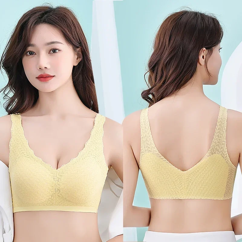 Seamless Women's Bra Top No Steel Ring Underwear Gather Anti-Sagging Thin Vest Sports Running Shockproof Bra Linger
Seamless Women's Bra Top No Steel Ring Underwear Gather Anti-Sagging Thin Vest Sports Running Shockproof Bra Linger