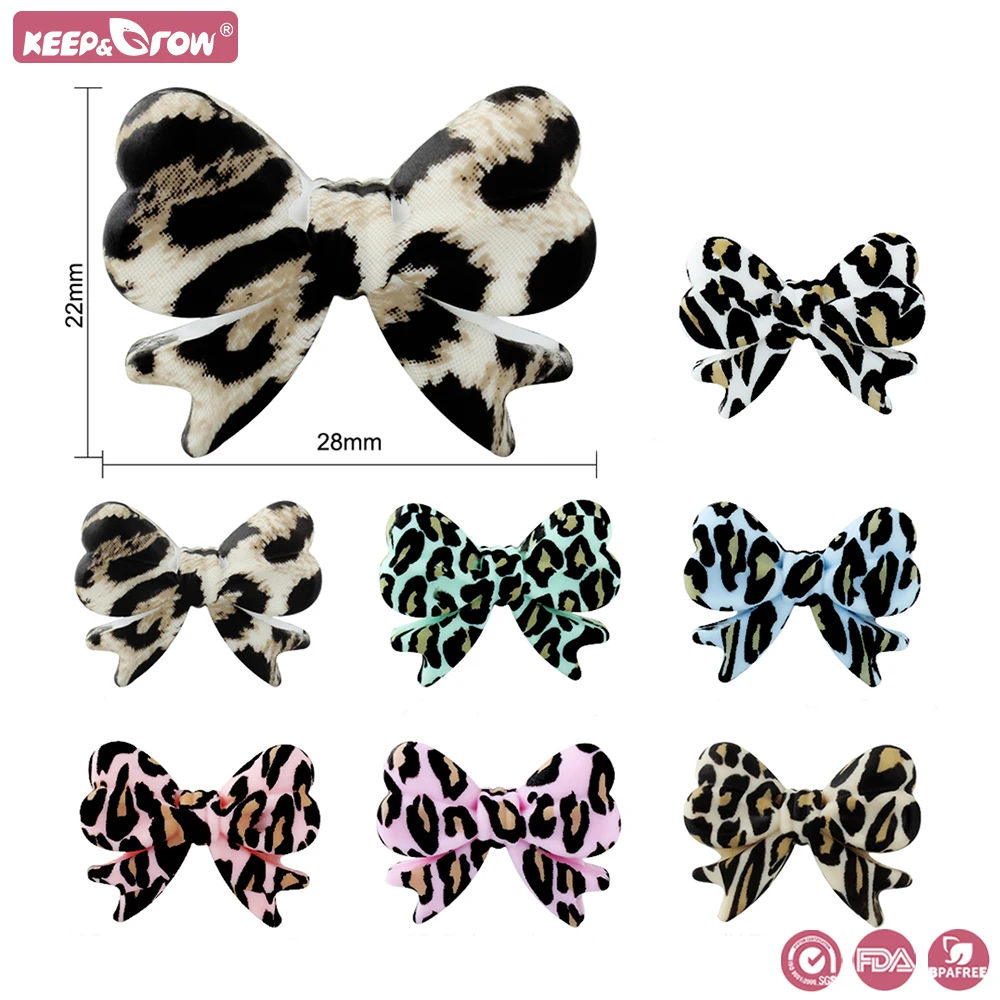 10pcs Leopard Print Silicone Beads Food Grade Silicone Tie Dye Bowknot Pearl DIY Chewable Rodent Baby Teething Oral Care Beads
10pcs Leopard Print Silicone Beads Food Grade Silicone Tie Dye Bowknot Pearl DIY Chewable Rodent Baby Teething Oral Care Beads