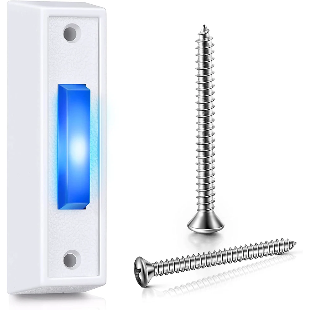 Wired Doorbell Button With LED Light Doorbell Ringer Push Buttons For Home Security Replacement Of Door Opener Switch
Wired Doorbell Button With LED Light Doorbell Ringer Push Buttons For Home Security Replacement Of Door Opener Switch