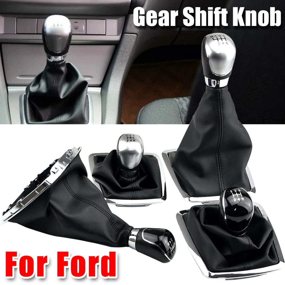 Gear Shifter Knob Lever Manual 5 6 Speed For Ford Focus 2 MK2 FL C-MAX 2006-2011MK3 MK4 MK7 Galaxy With Leather Dustproof Cover
Gear Shifter Knob Lever Manual 5 6 Speed For Ford Focus 2 MK2 FL C-MAX 2006-2011MK3 MK4 MK7 Galaxy With Leather Dustproof Cover