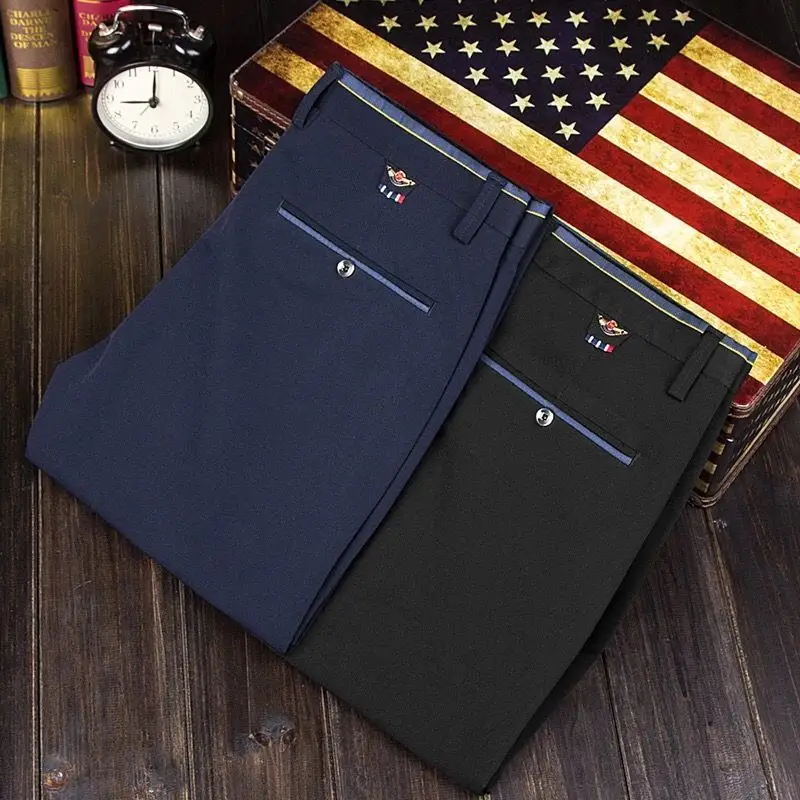 Spring Autumn Mens Business Suit Pants Male Summer Thin Formal Solid Long Dress Straight Baggy Office Trousers Drop Shipping 33 Sa4c1d39128d54095a7cd4e7e47c21dbdD