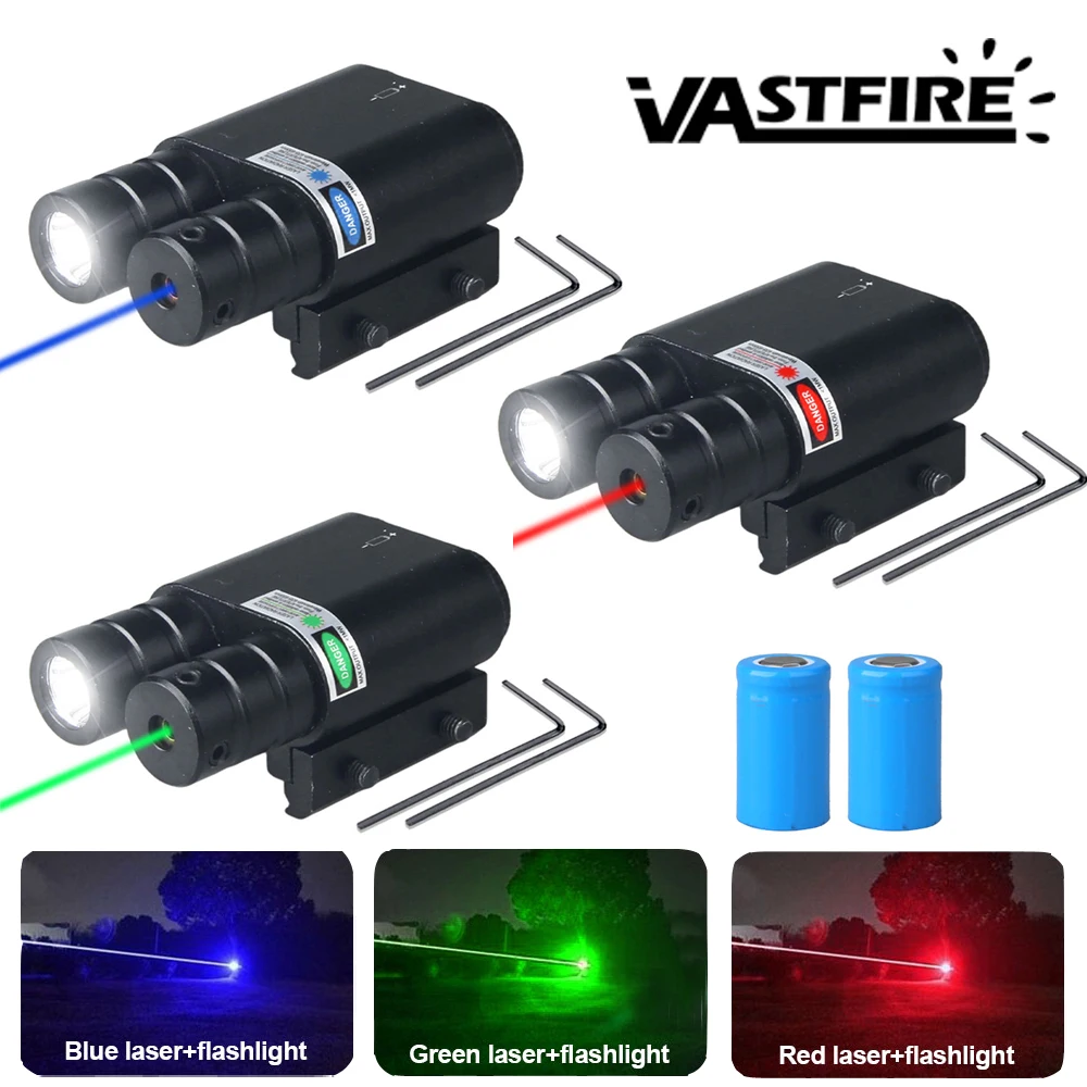 Tactical Green/Red/Blue Dot Laser Sight Hunting Aiming Pointer With White Weapon Light For 20mm HandGun Picatinny Rails Mount
Tactical Green/Red/Blue Dot Laser Sight Hunting Aiming Pointer With White Weapon Light For 20mm HandGun Picatinny Rails Mount