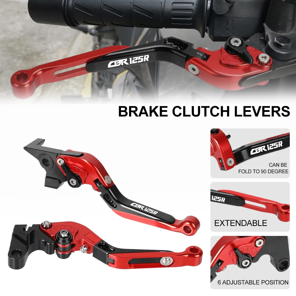 Motorcycle CNC Handbrake Adjustable Folding Extendable Brake Clutch Levers For Honda CBR125R 2004-2010 2005 2006 2007 2008 2009
Motorcycle CNC Handbrake Adjustable Folding Extendable Brake Clutch Levers For Honda CBR125R 2004-2010 2005 2006 2007 2008 2009