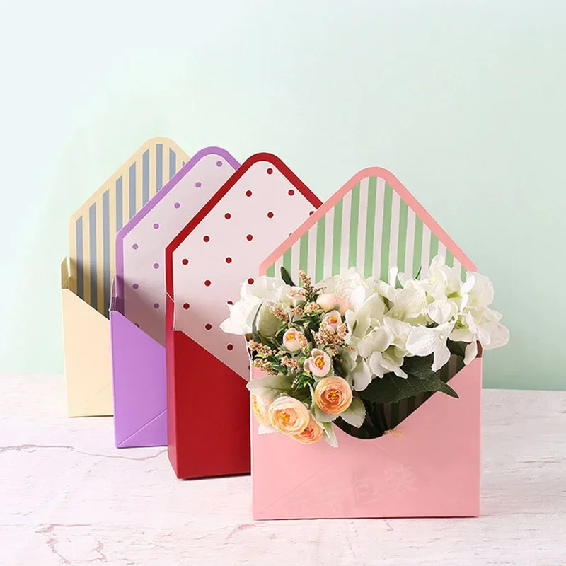 

Flower Envelope Box Wrapping Gift Box Bouquet Packaging Box for Wedding Valentines Day Birthday Graduation Party Decoration