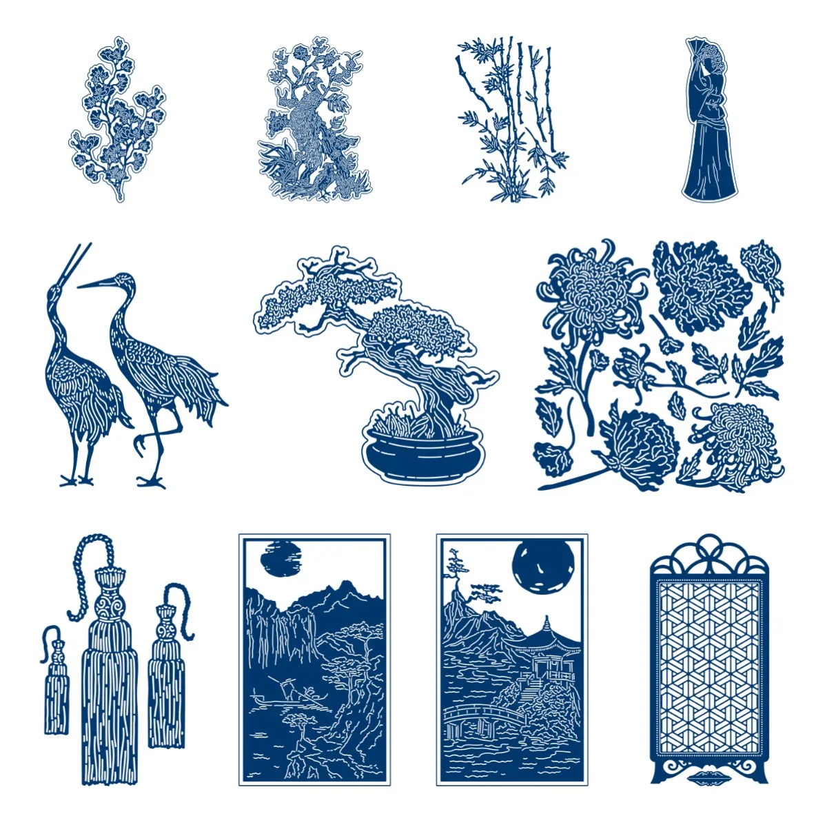 The Art Of Bonsai Silk Tassels Flower Metal Cutting Dies For Diy Scrapbook/photo Album Decor Embossed Paper Cards
The Art Of Bonsai Silk Tassels Flower Metal Cutting Dies For Diy Scrapbook/photo Album Decor Embossed Paper Cards