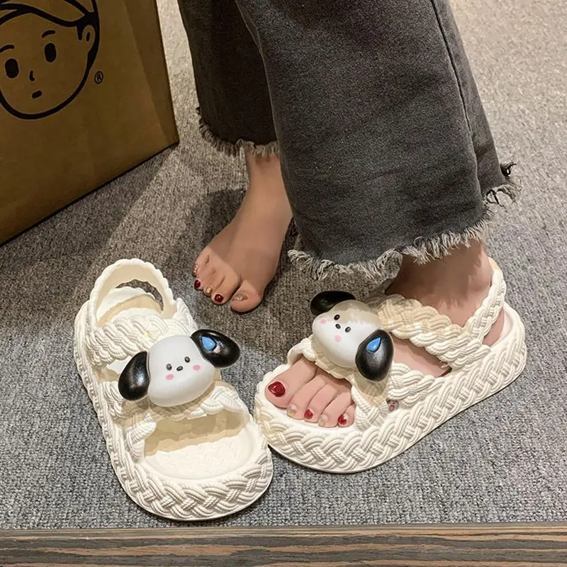 Cute Hello Kitty Kawaii Anime Sandal Cartoon Sanrio Pochacco Summer Slippers New Thick Sole Anti Slip Sandals Girls for Gift
Cute Hello Kitty Kawaii Anime Sandal Cartoon Sanrio Pochacco Summer Slippers New Thick Sole Anti Slip Sandals Girls for Gift