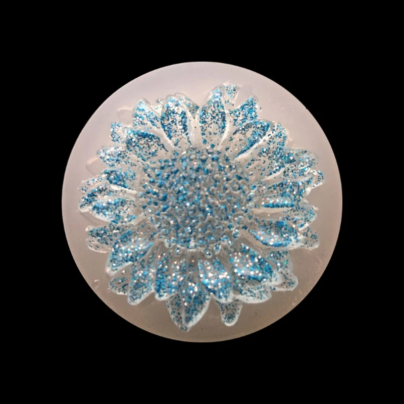 

652F Flower Silicone Mold Keychain Pendants Epoxy Resin Molds for DIY Epoxy Resin Crafting Mould Jewelry Making Crafts
