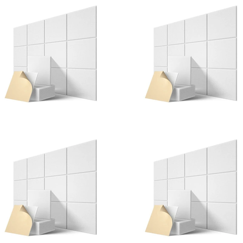 Self-Adhesive Acoustic Panels 48 Pack,12 X 12 X 0.4 Inch Sound Proof Padding,Sound Absorbing Panel For Home ,White
Self-Adhesive Acoustic Panels 48 Pack,12 X 12 X 0.4 Inch Sound Proof Padding,Sound Absorbing Panel For Home ,White