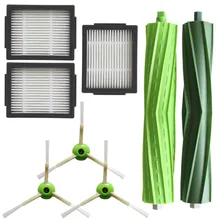8PC/Set Hepa Filter Side Brush for iRobot Roomba i7 i7 i6 i8 i3 Plus E5 E7 E&I Series Main Brush Vacuum Cleaner Replacement
8PC/Set Hepa Filter Side Brush for iRobot Roomba i7 i7 i6 i8 i3 Plus E5 E7 E&I Series Main Brush Vacuum Cleaner Replacement