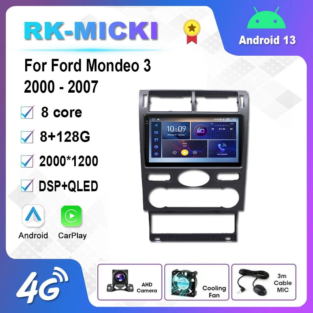 Android 12.0 For Ford Mondeo 3 2000 - 2007 Car Radio Multimedia Video Player Navigation stereo GPS Carplay No 2din 2 din dvd
Android 12.0 For Ford Mondeo 3 2000 - 2007 Car Radio Multimedia Video Player Navigation stereo GPS Carplay No 2din 2 din dvd