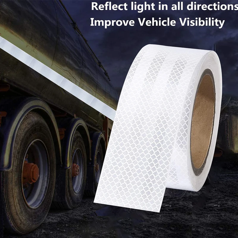 High Intensity Self-Adhesive Waterproof Reflective Warning Tape For Vehicles Truck
High Intensity Self-Adhesive Waterproof Reflective Warning Tape For Vehicles Truck