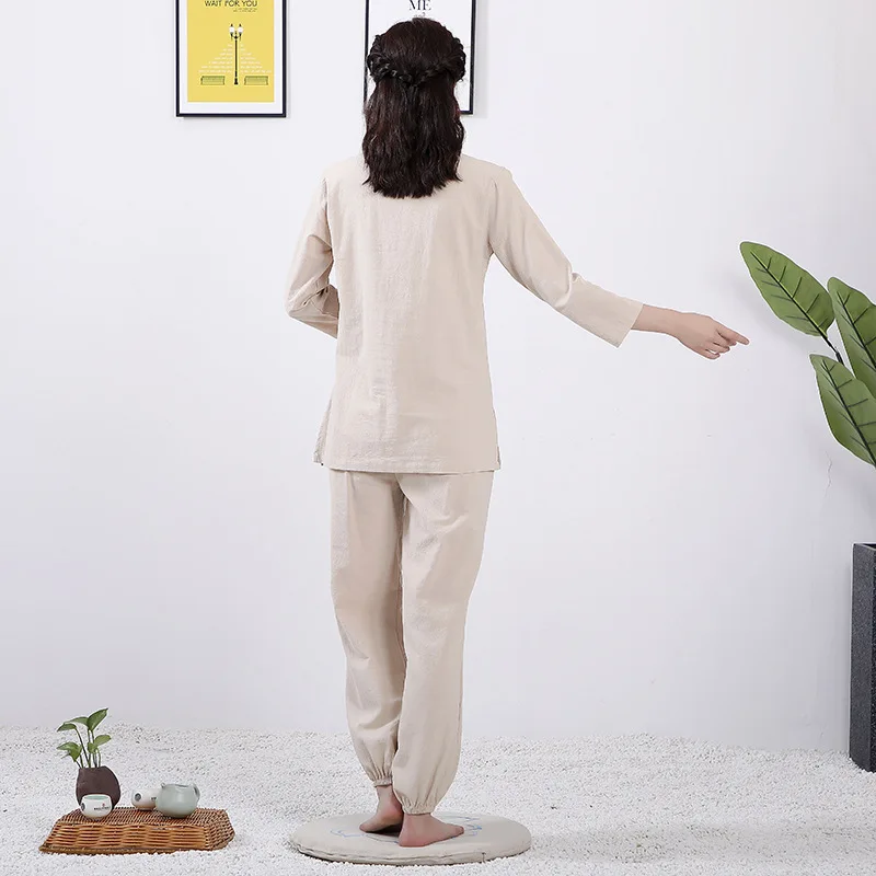 Рубашка и брюки унисекс с воротником-стойкой, хлопковый костюм ханьфу в китайском стиле, традиционный костюм Тан, однотонная повседневная одежда для мужчин и женщин на лето
Рубашка и брюки унисекс с воротником-стойкой, хлопковый костюм ханьфу в китайском стиле, традиционный костюм Тан, однотонная повседневная одежда для мужчин и женщин на лето