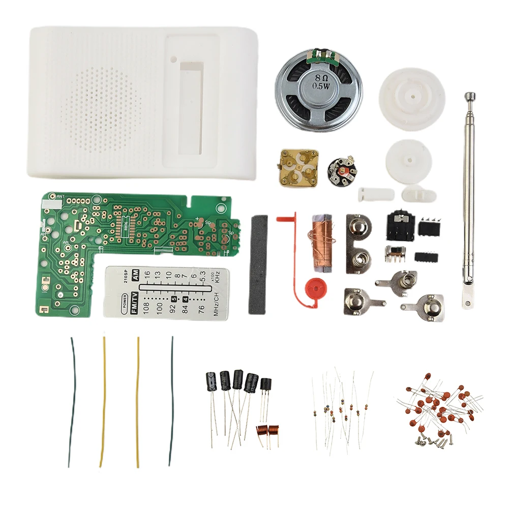 Stereo Radio Kit For DIY Laboratory Stereo Radio Kit 3.6V Voltagefor Learners CF210SP AM FM Electronic Assembly
Stereo Radio Kit For DIY Laboratory Stereo Radio Kit 3.6V Voltagefor Learners CF210SP AM FM Electronic Assembly