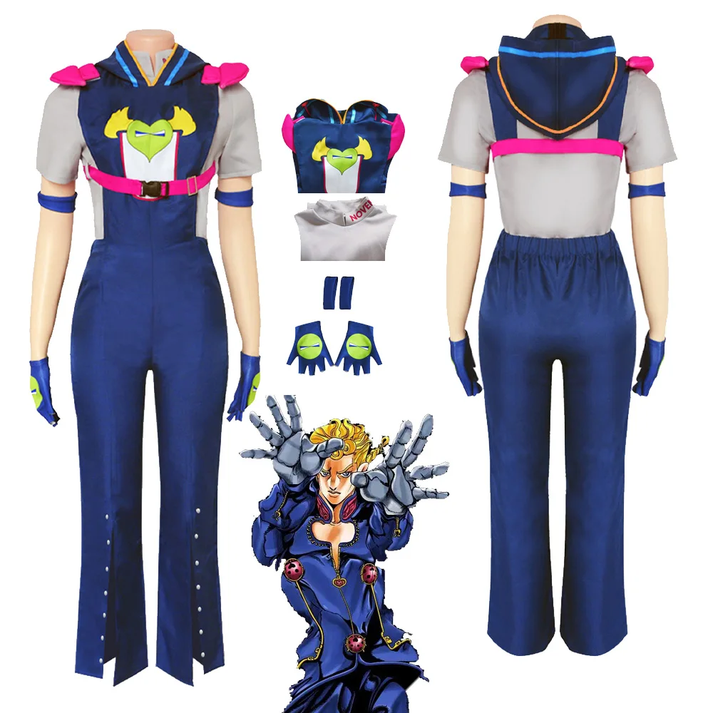 Костюм для косплея Jodio Joestar, комбинезон, полный комплект аниме, ролевые костюмы Джоджо невероятных приключений, одежда для Хэллоуина, карнавала
Костюм для косплея Jodio Joestar, комбинезон, полный комплект аниме, ролевые костюмы Джоджо невероятных приключений, одежда для Хэллоуина, карнавала