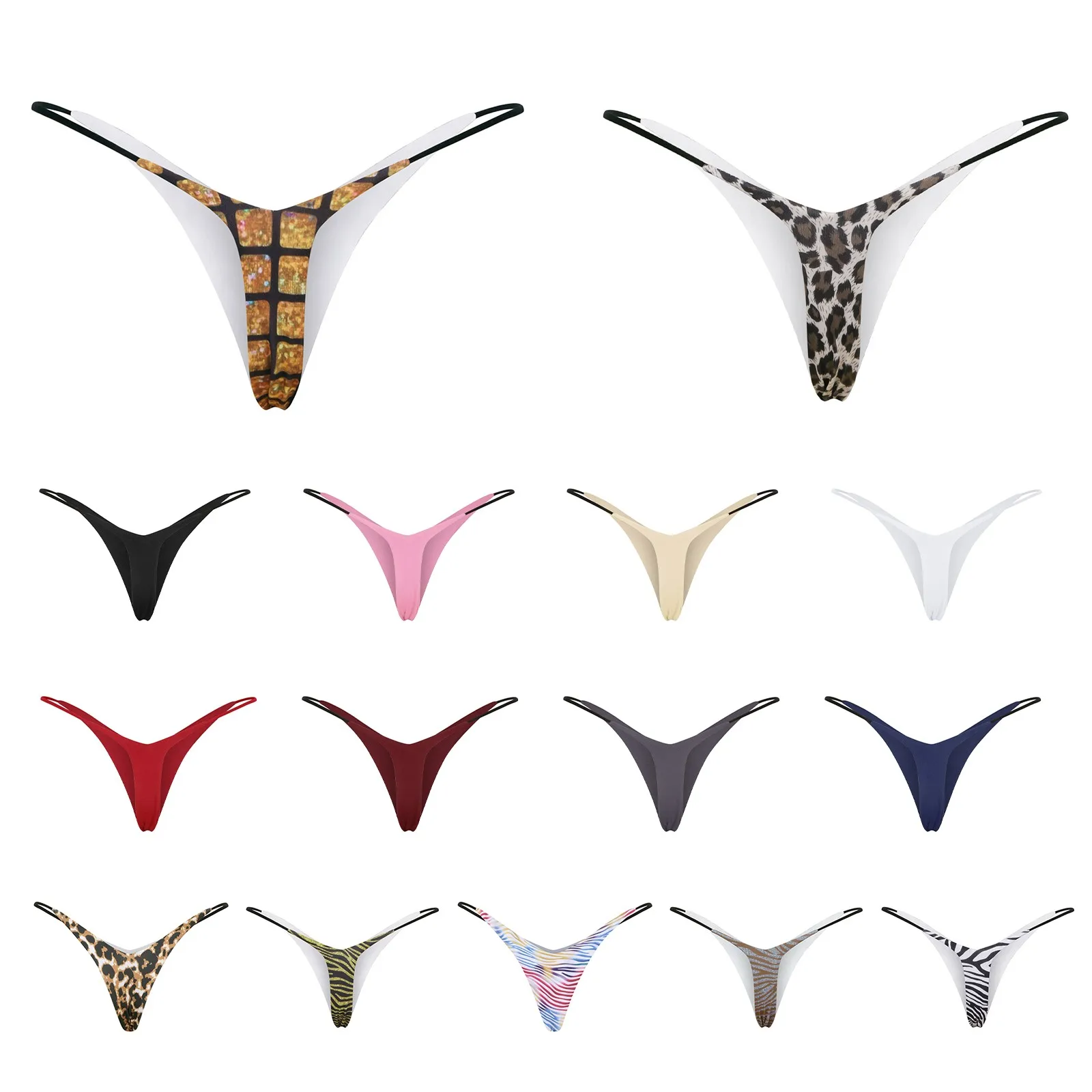 2023 G String Leopard Women Panties Sexy Briefs Low Rise T-back Underpanties Seamless Underwear Lingerie V Shape Mini Thong
2023 G String Leopard Women Panties Sexy Briefs Low Rise T-back Underpanties Seamless Underwear Lingerie V Shape Mini Thong