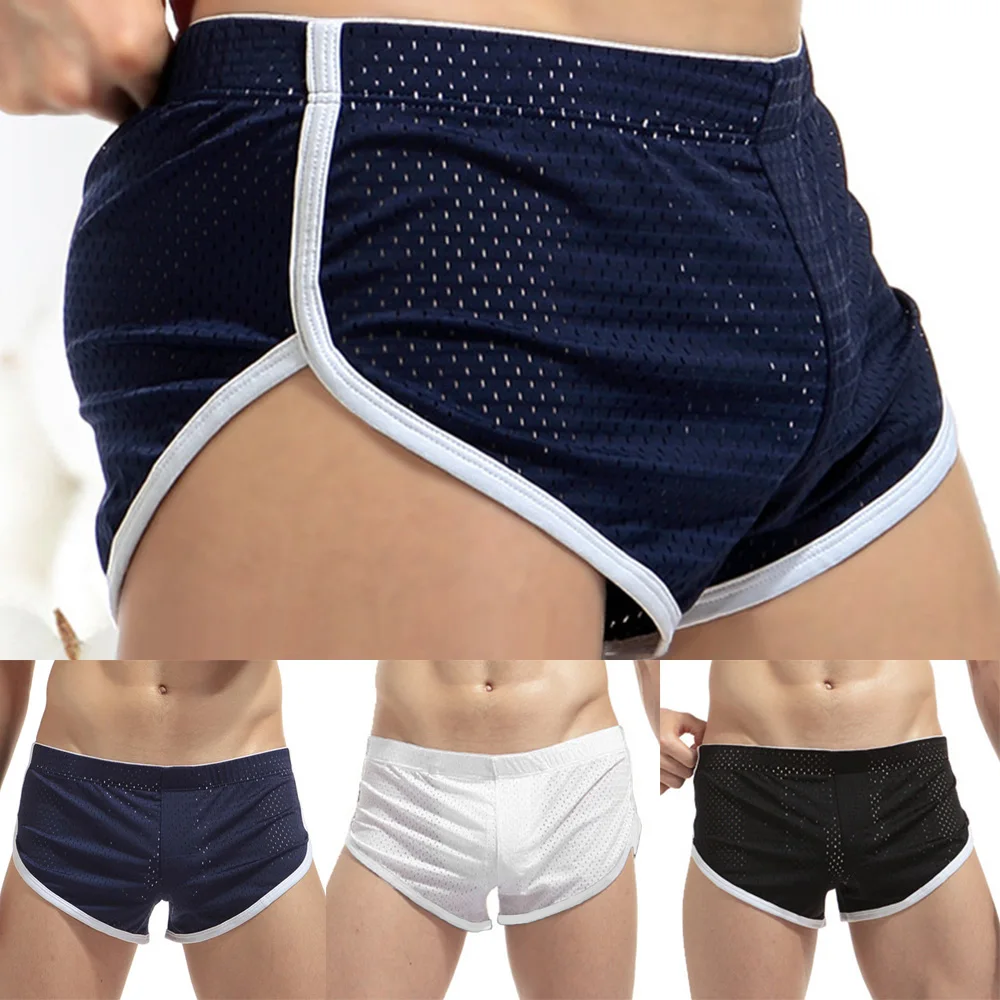Breathable Mesh Sports Shorts Pajamas Men's Casual Boxer Briefs Arrow Pants Cut Out Side Open Hip Boxershorts M -XL
Breathable Mesh Sports Shorts Pajamas Men's Casual Boxer Briefs Arrow Pants Cut Out Side Open Hip Boxershorts M -XL