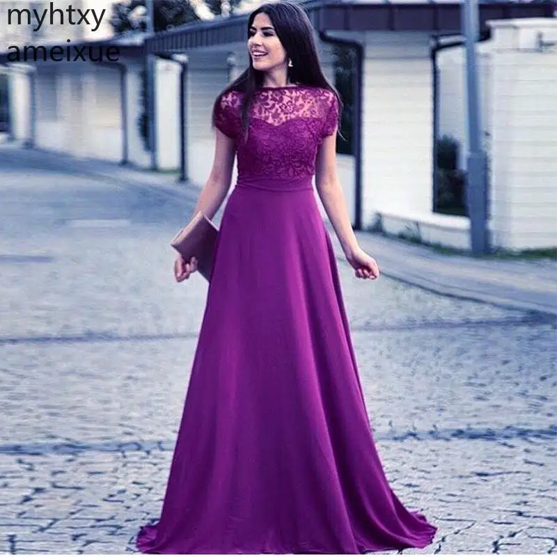 Party Event Elegant A-line Scoop Neck Short Sleeves 2023 Lace Top Prom Gowns For Women Purple Black Long Formal Party Plus Size
Party Event Elegant A-line Scoop Neck Short Sleeves 2023 Lace Top Prom Gowns For Women Purple Black Long Formal Party Plus Size