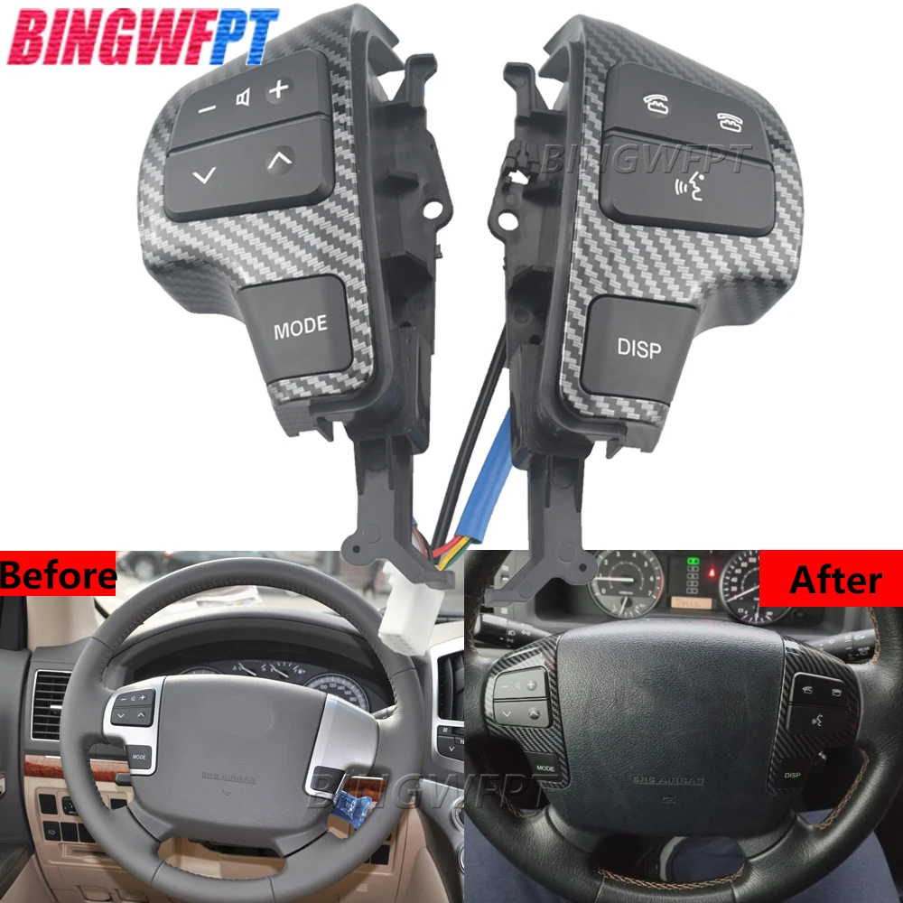 Новые кнопки, автомобильная Кнопка Bluetooth для телефона для Toyota LAND CRUISER 200, 2008, 2009, 2010, 2011, переключатель управления аудиосистемой на руль
Новые кнопки, автомобильная Кнопка Bluetooth для телефона для Toyota LAND CRUISER 200, 2008, 2009, 2010, 2011, переключатель управления аудиосистемой на руль