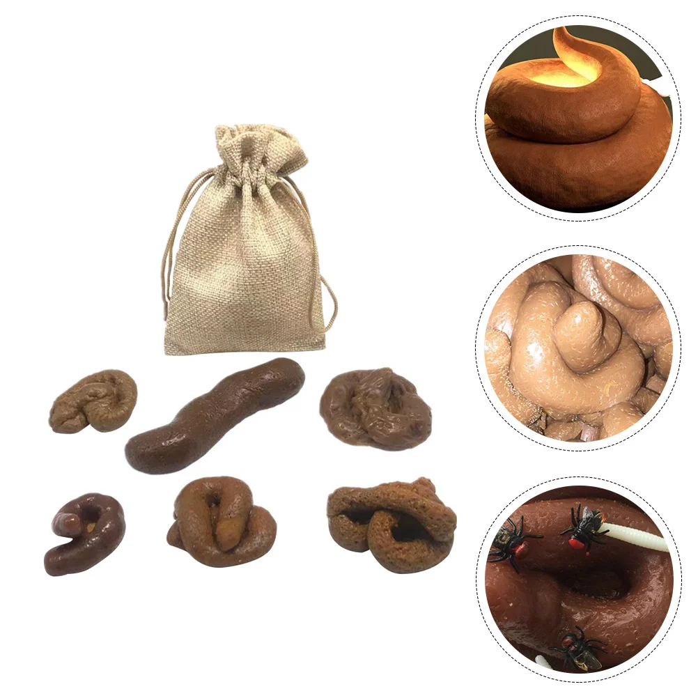 April Fool'S Day Fake Stool Creative Novelty Funny Festival Prank Toy TPR Soft Stool 6-Piece Set Imitation Poop Toy Props
April Fool'S Day Fake Stool Creative Novelty Funny Festival Prank Toy TPR Soft Stool 6-Piece Set Imitation Poop Toy Props