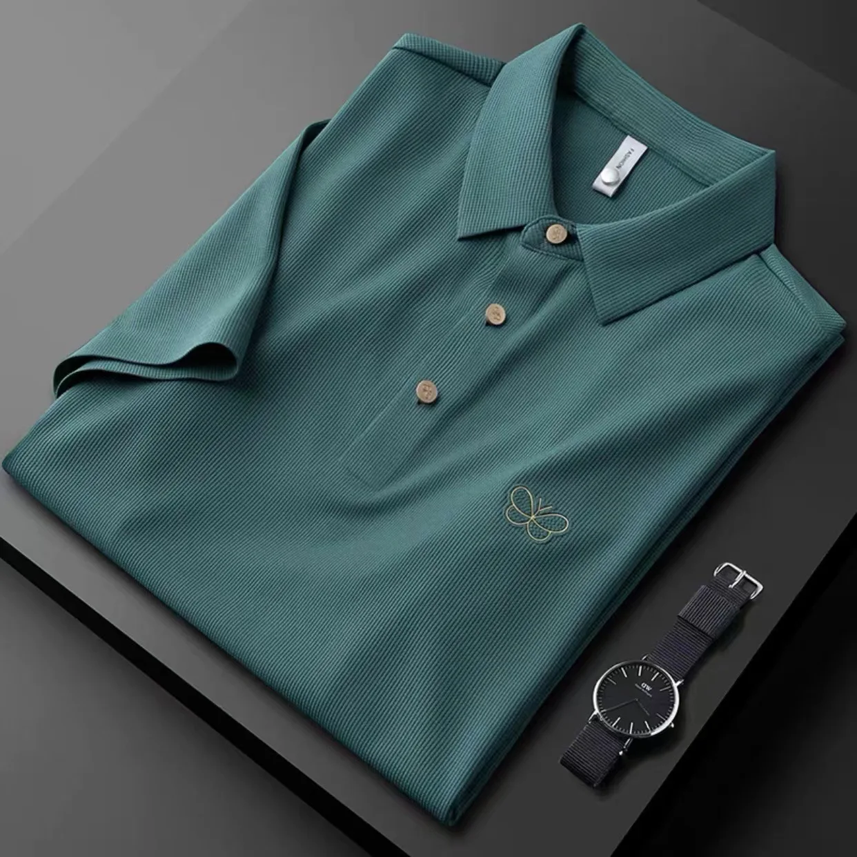 European high-end butterfly embroidery POLO shirt Men's short sleeve 2023 new summer fashion casual breathable lapel T-shirt Men
European high-end butterfly embroidery POLO shirt Men's short sleeve 2023 new summer fashion casual breathable lapel T-shirt Men