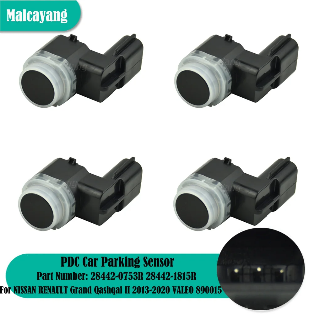 

Hight Quality 4PCS PDC Parking Reverse Sensor For NISSAN RENAULT Grand Qashqai II 2013-2020 VALEO 890015 28442-0753R 28442-1815R