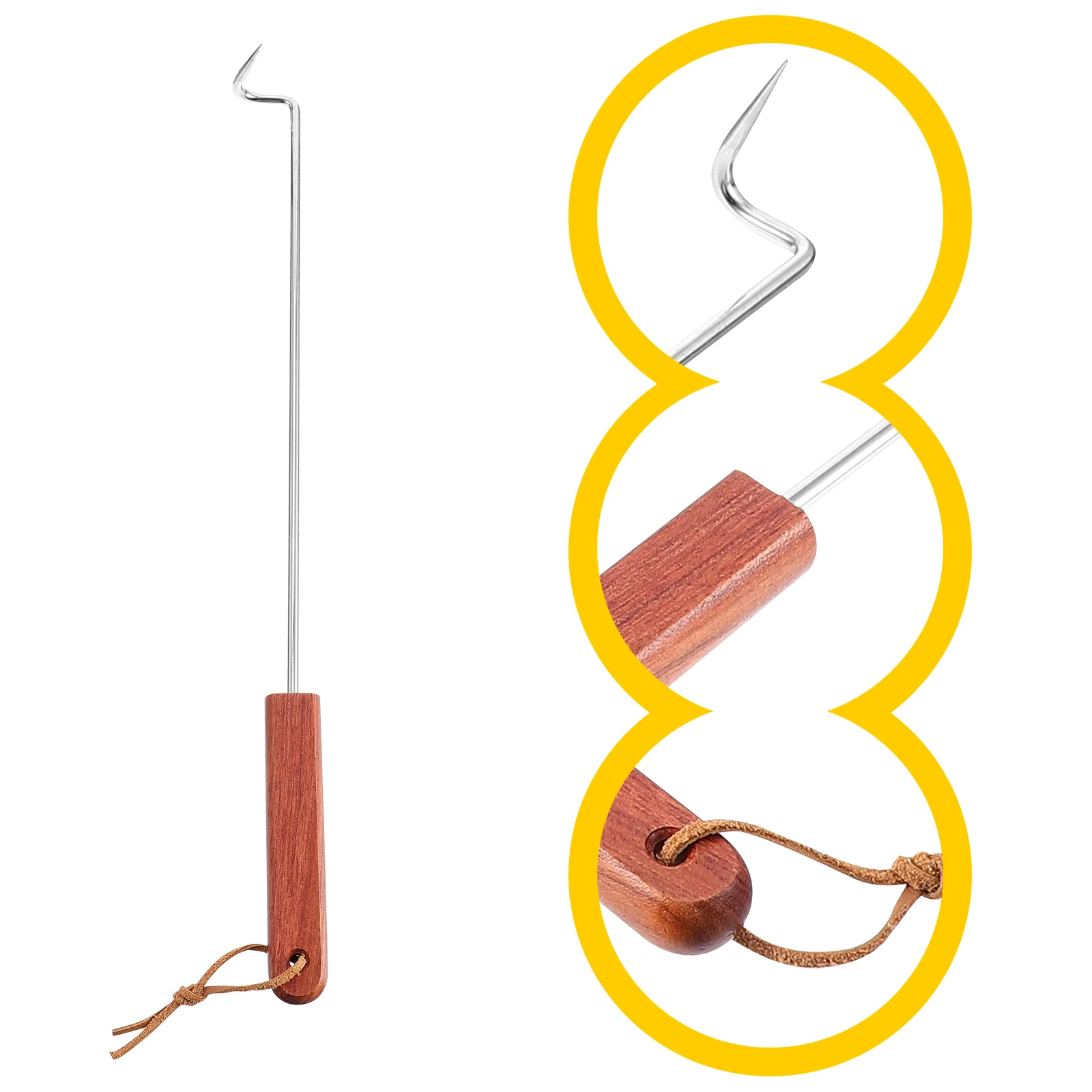 Barbecue Food Flipper Stainless Steel Grill Flipper BBQ Meat Turner Hook Grilling Tongs Clip Kitchen Cooking Accessory
Barbecue Food Flipper Stainless Steel Grill Flipper BBQ Meat Turner Hook Grilling Tongs Clip Kitchen Cooking Accessory
