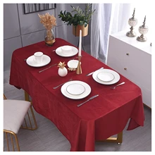 Velvet Tablecloths, Waterproof Table Covers Simple Solid Color Red Dining Table Coffee Table Deco
Velvet Tablecloths, Waterproof Table Covers Simple Solid Color Red Dining Table Coffee Table Deco