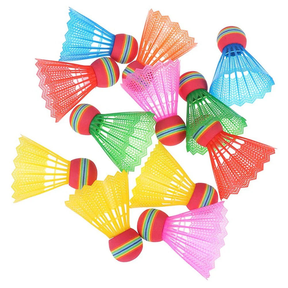 

Colorful Badminton Hit-resistant Badminton Drop-resistant Badminton Plastic Badminton Balls for Indoor Outdoor Activities