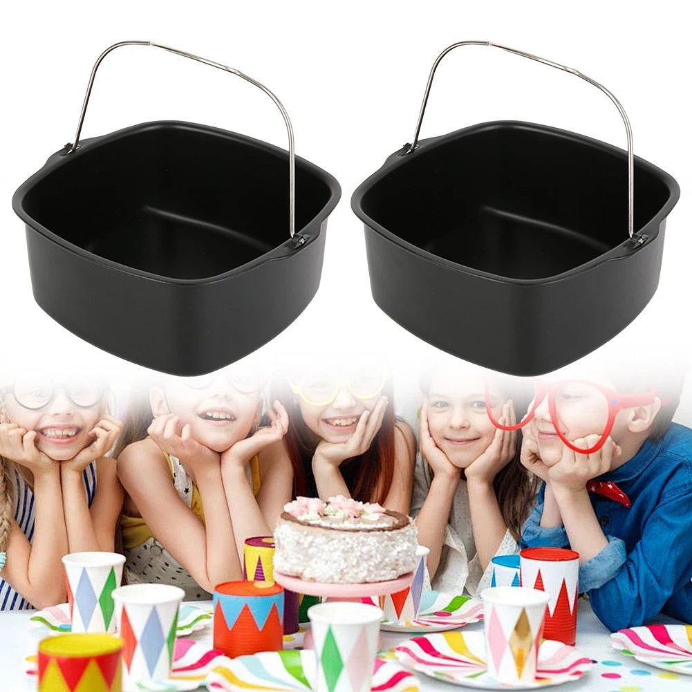 7/8 Inch Non-stick Coated Aluminum Steel Cake Baking Tray Basket Airfryer For Kitchen Baking Dish Air Fryer Accessories 1pc
7/8 Inch Non-stick Coated Aluminum Steel Cake Baking Tray Basket Airfryer For Kitchen Baking Dish Air Fryer Accessories 1pc
