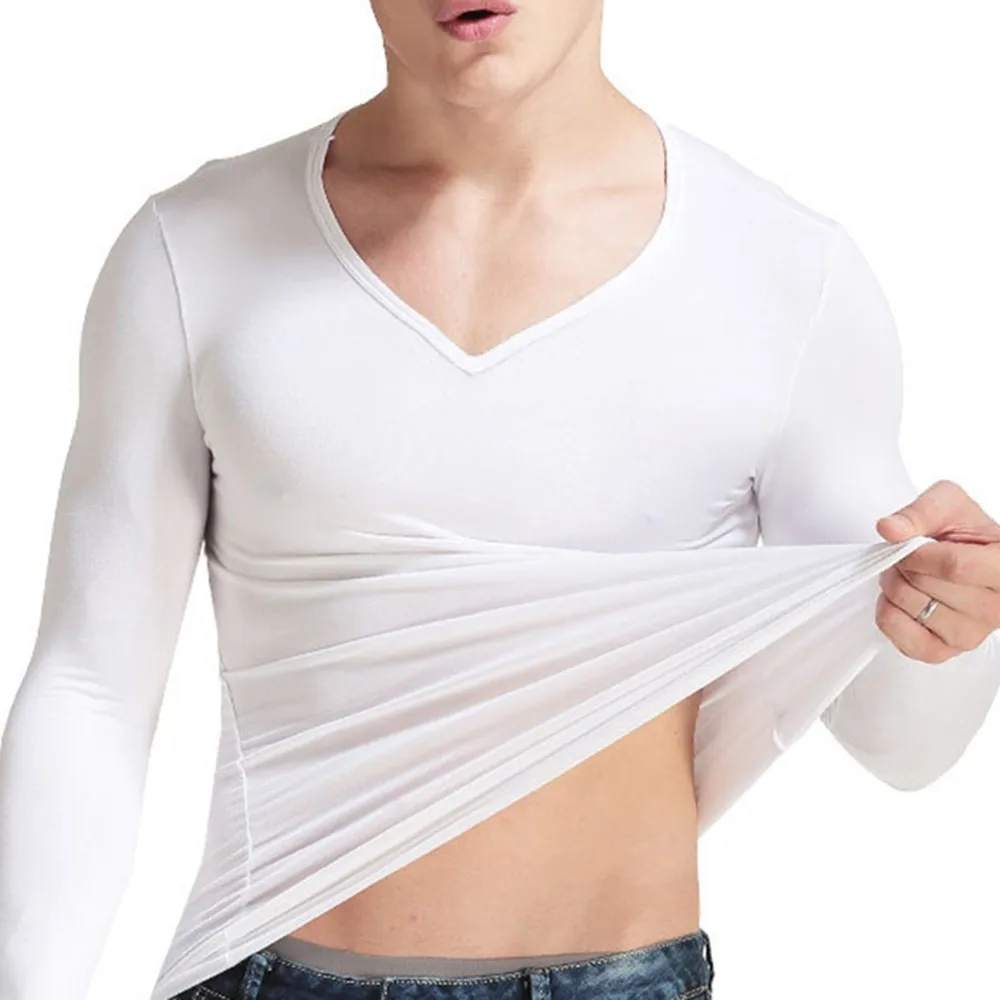 Men Thermal Underwear Thin Base T-Shirt Autumn Winter Long-Sleeved Round / V-Neck Thermal Underwear Bottoming Shirt
Men Thermal Underwear Thin Base T-Shirt Autumn Winter Long-Sleeved Round / V-Neck Thermal Underwear Bottoming Shirt